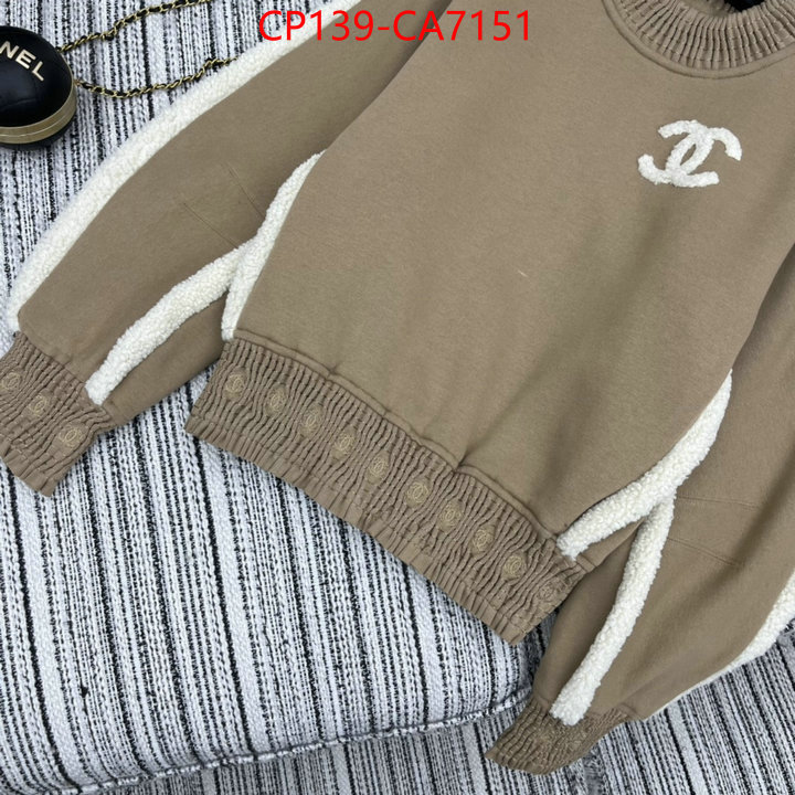 Clothing-Chanel 2024 aaaaa replica customize ID: CA7151 $: 139USD