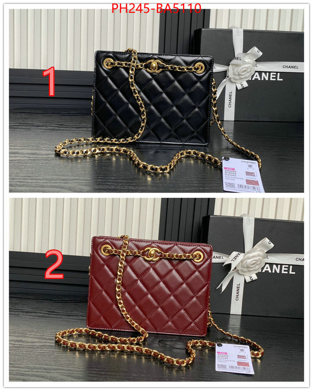 Chanel Bags(TOP)-Crossbody- top quality website ID: BA5110 $: 245USD,