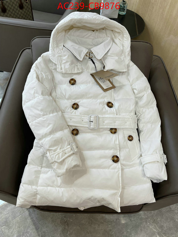 Down jacket Women-Burberry top quality fake ID: CB9876 $: 239USD