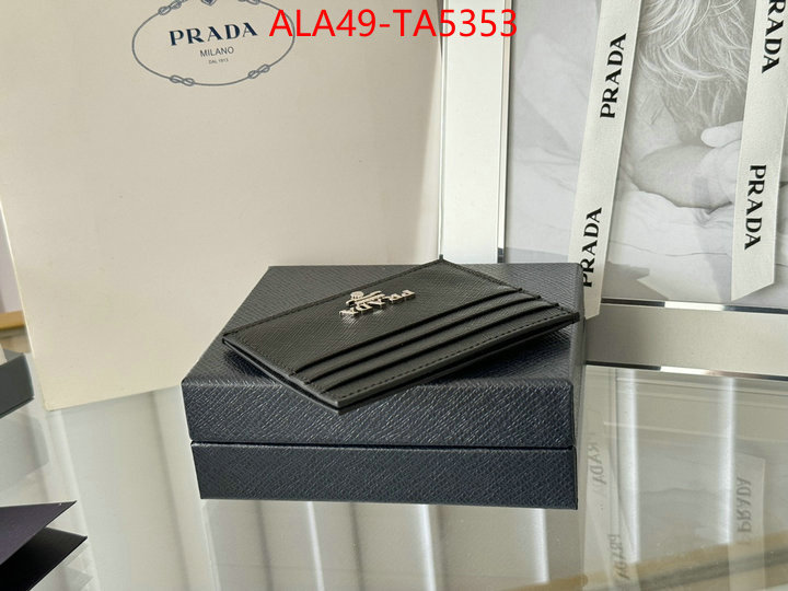 Prada Bags(TOP)-Wallet 7 star quality designer replica ID: TA5353 $: 49USD,