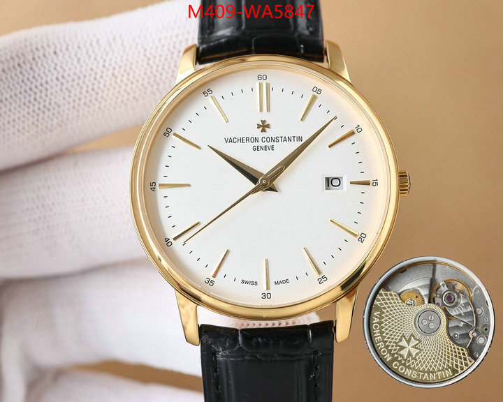 Watch(TOP)-Vacheron Constantin best quality designer ID: WA5847 $: 409USD