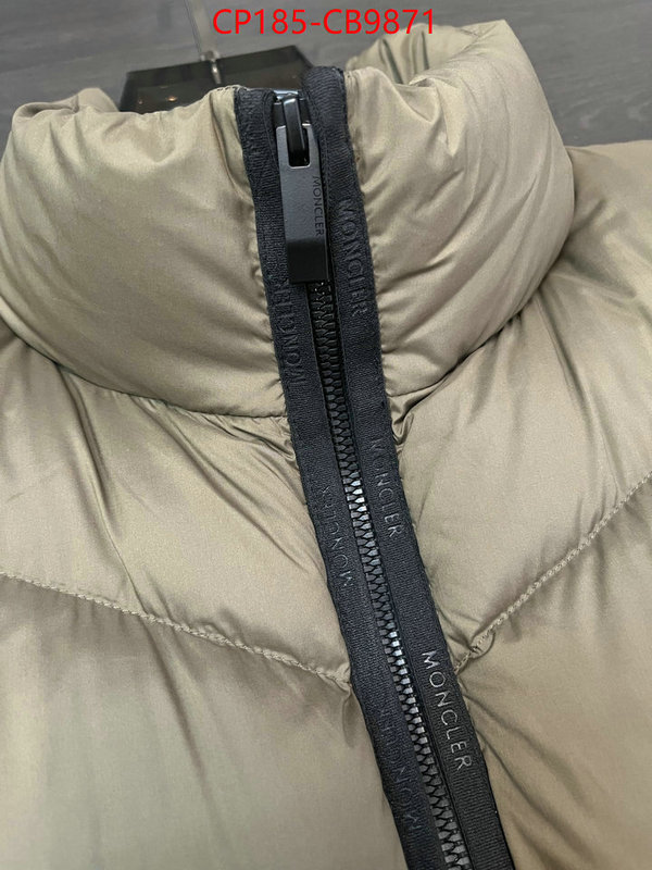 Down jacket Men-Moncler what best replica sellers ID: CB9871 $: 185USD