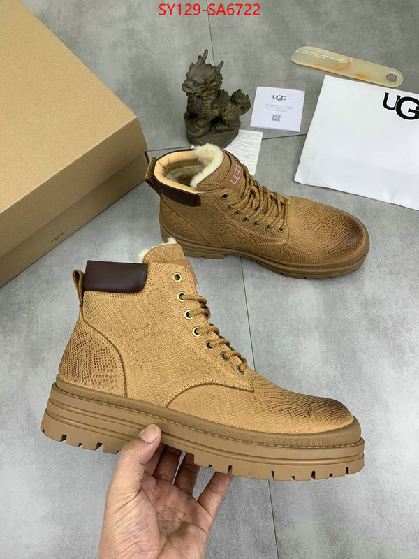 Men Shoes-UGG designer wholesale replica ID: SA6722 $: 129USD