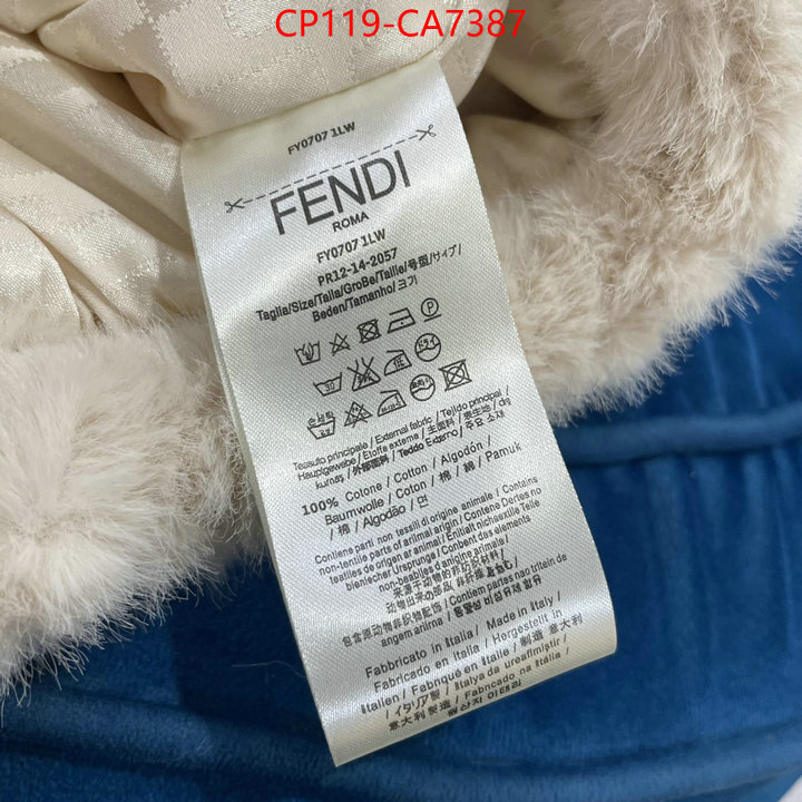 Clothing-Fendi aaaaa class replica ID: CA7387 $: 119USD