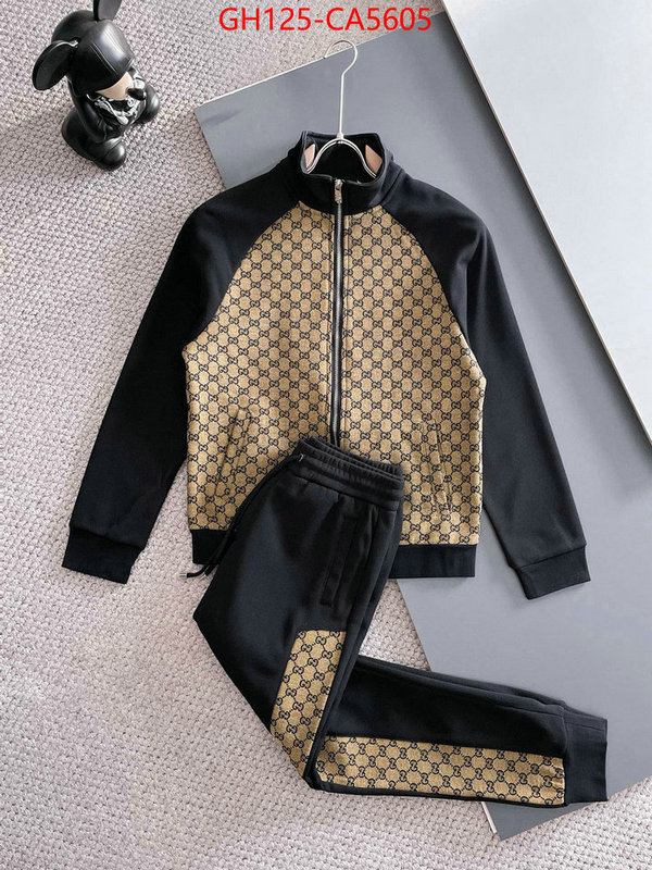 Clothing-Gucci designer 1:1 replica ID: CA5605 $: 125USD