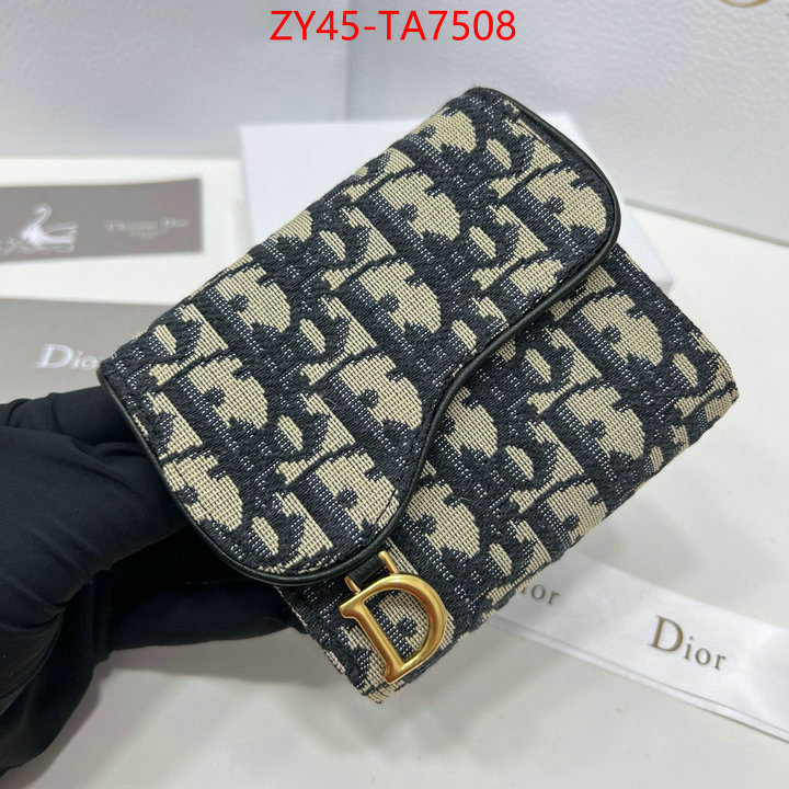 Dior Bags(4A)-Wallet- fashion ID: TA7508 $: 45USD,