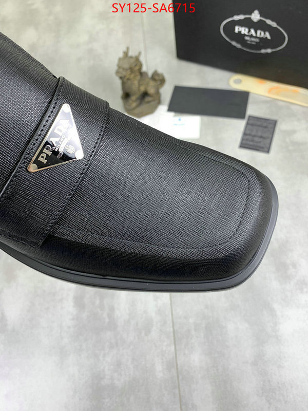 Men shoes-Prada aaaaa+ replica ID: SA6715 $: 125USD