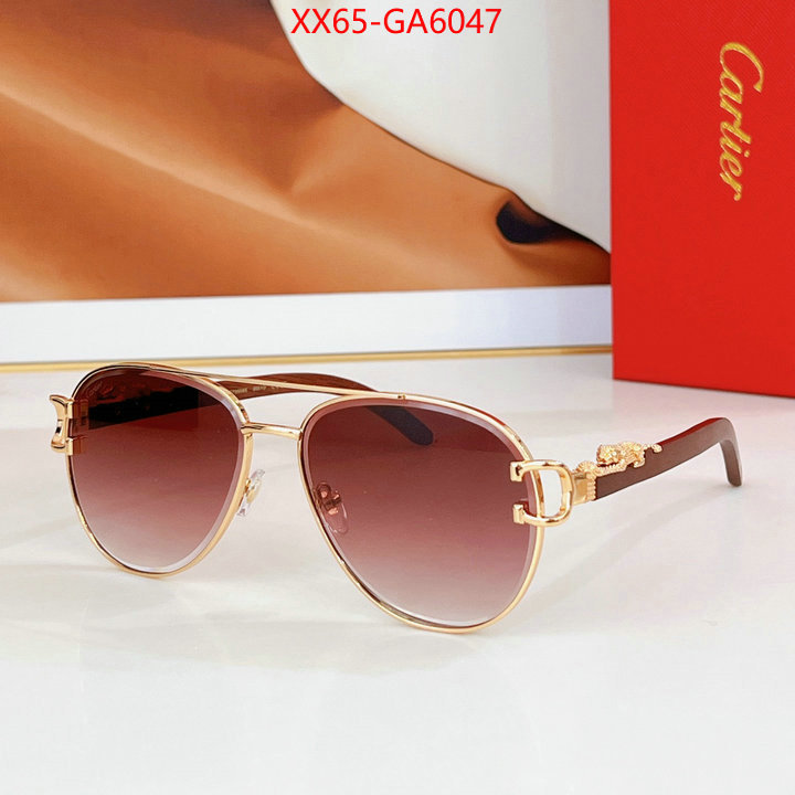 Glasses-Cartier how quality ID: GA6047 $: 65USD