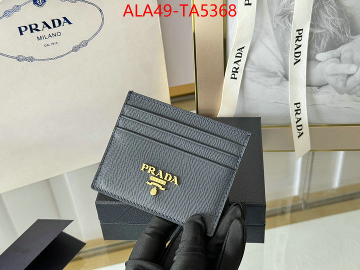 Prada Bags(TOP)-Wallet high quality replica ID: TA5368 $: 49USD,