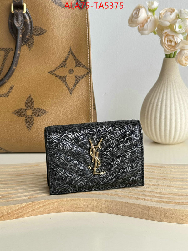 YSL Bags(TOP)-Wallet- replicas buy special ID: TA5375 $: 75USD,