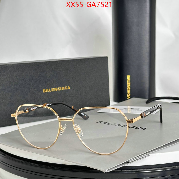 Glasses-Balenciaga we provide top cheap aaaaa ID: GA7521 $: 55USD