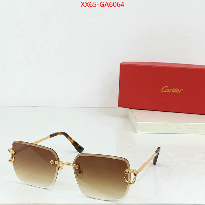 Glasses-Cartier how to buy replcia ID: GA6064 $: 65USD