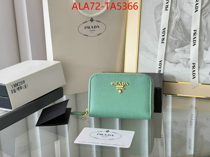 Prada Bags(TOP)-Wallet best knockoff ID: TA5366 $: 72USD,