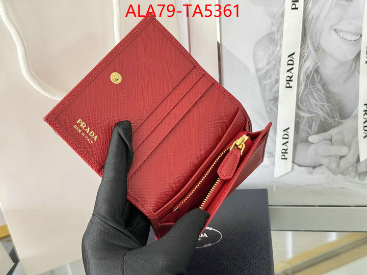 Prada Bags(TOP)-Wallet is it illegal to buy dupe ID: TA5361 $: 79USD,