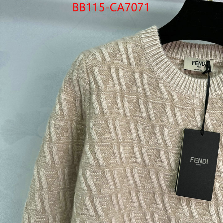 Clothing-Fendi only sell high-quality ID: CA7071 $: 115USD