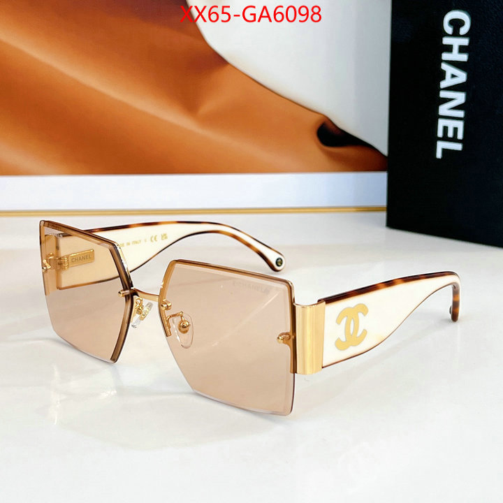 Glasses-Chanel supplier in china ID: GA6098 $: 65USD