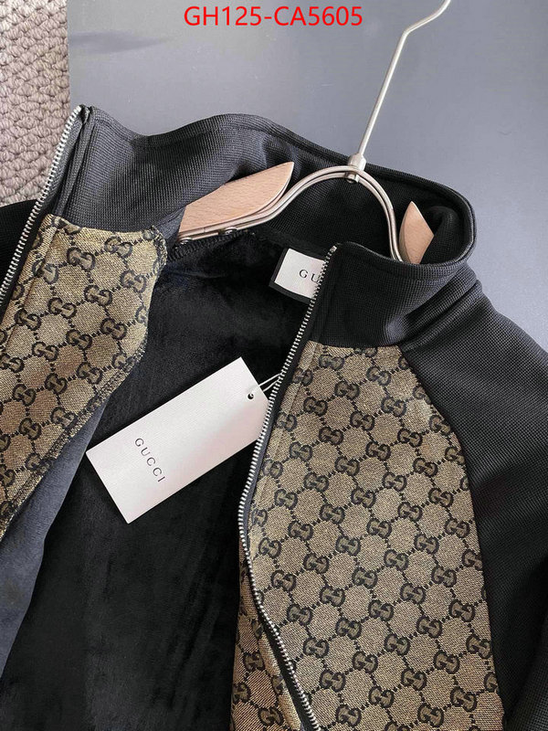 Clothing-Gucci designer 1:1 replica ID: CA5605 $: 125USD