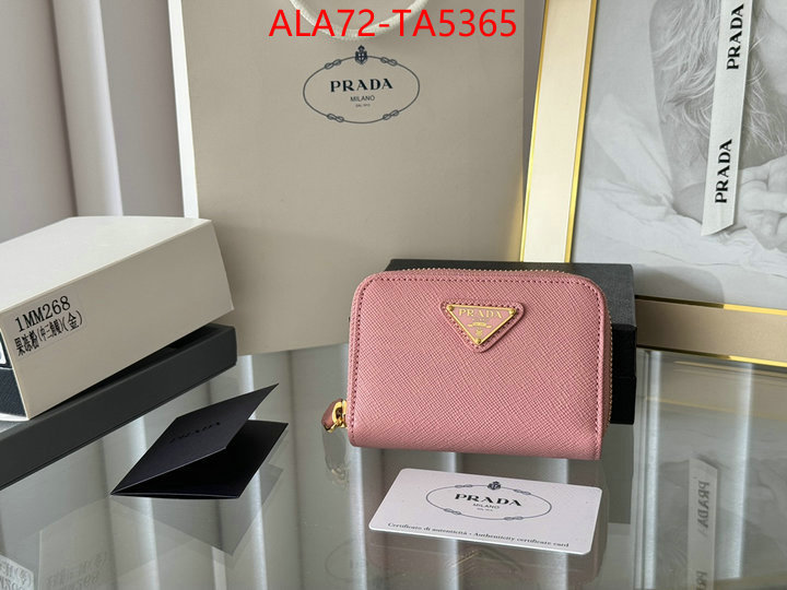 Prada Bags(TOP)-Wallet mirror copy luxury ID: TA5365 $: 72USD,