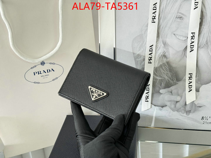 Prada Bags(TOP)-Wallet is it illegal to buy dupe ID: TA5361 $: 79USD,