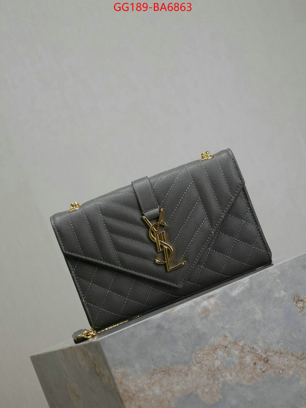 YSL Bags(TOP)-Envelope Series how to find replica shop ID: BA6863 $: 189USD,