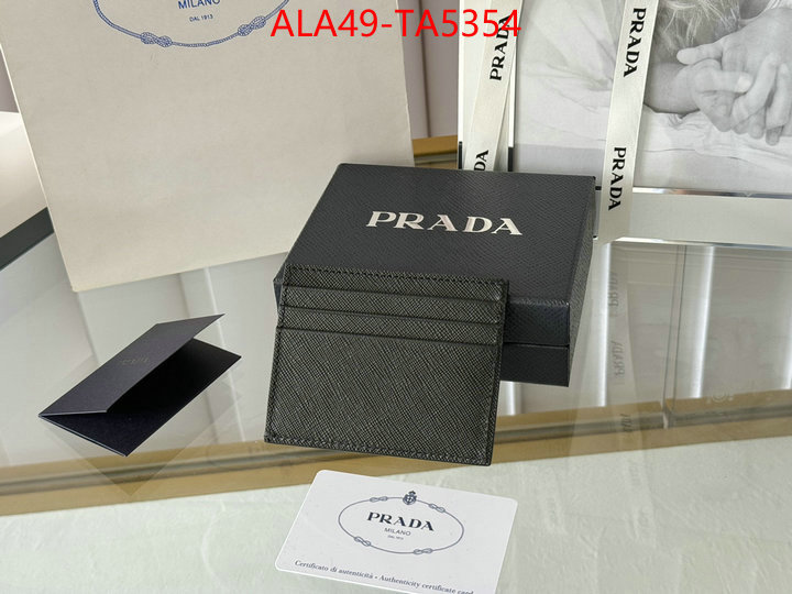 Prada Bags(TOP)-Wallet where to buy the best replica ID: TA5354 $: 49USD,