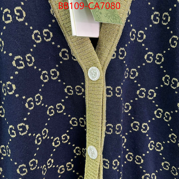 Clothing-Gucci luxury cheap replica ID: CA7080 $: 109USD