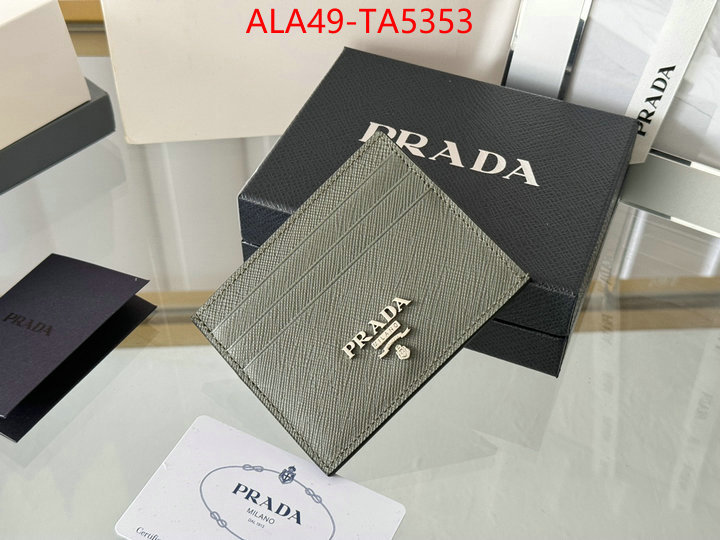 Prada Bags(TOP)-Wallet 7 star quality designer replica ID: TA5353 $: 49USD,