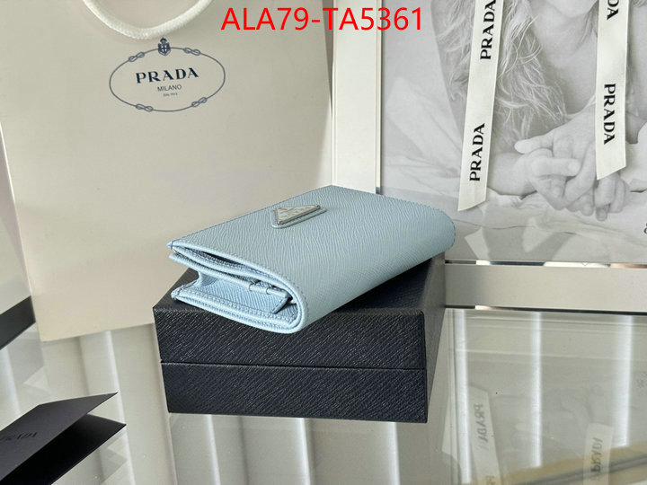 Prada Bags(TOP)-Wallet is it illegal to buy dupe ID: TA5361 $: 79USD,