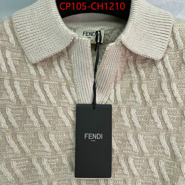 Clothing-Fendi mirror copy luxury ID: CH1210 $: 105USD