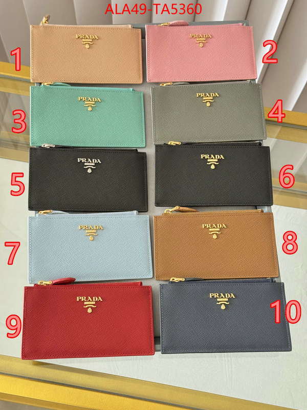 Prada Bags(TOP)-Wallet are you looking for ID: TA5360 $: 49USD,