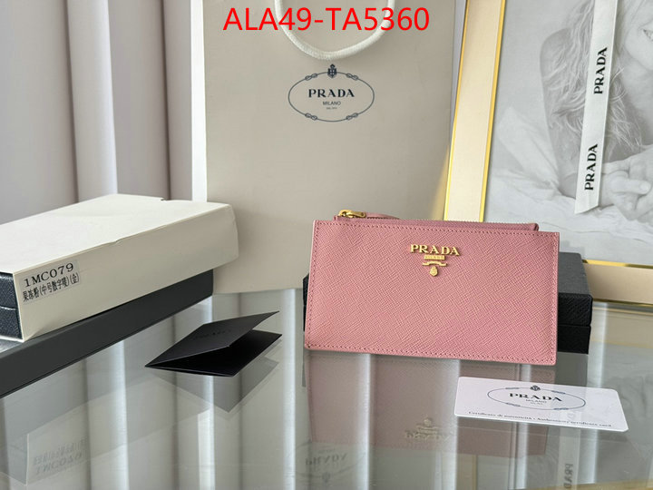 Prada Bags(TOP)-Wallet are you looking for ID: TA5360 $: 49USD,