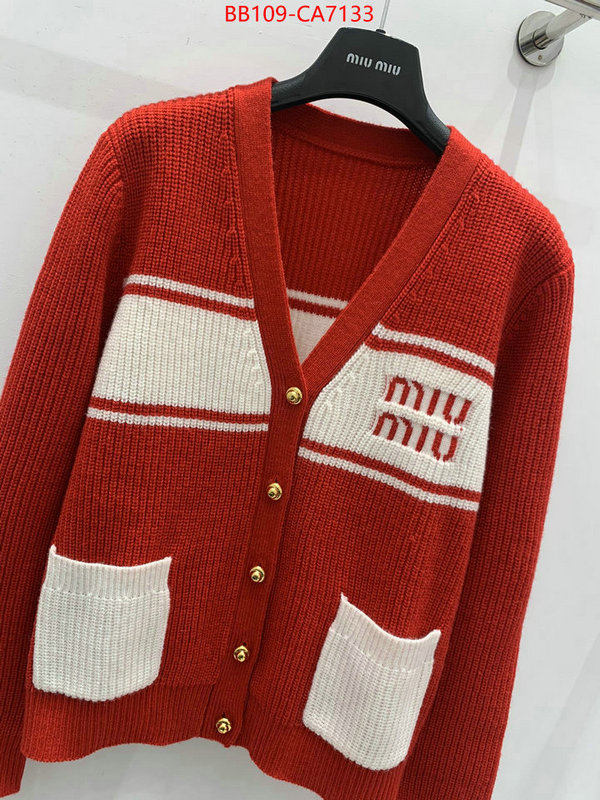 Clothing-MIU MIU buy best high-quality ID: CA7133 $: 109USD