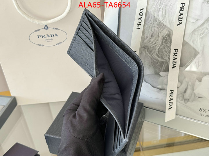 Prada Bags(TOP)-Wallet best luxury replica ID: TA6654 $: 65USD,