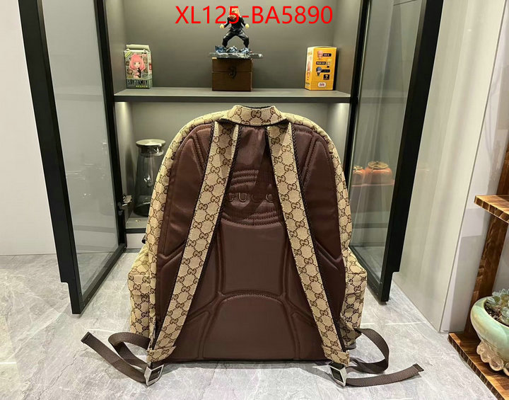 Gucci Bags(4A)-Backpack- fake aaaaa ID: BA5890 $: 125USD,