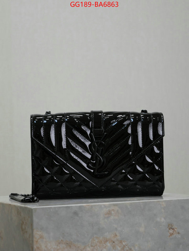 YSL Bags(TOP)-Envelope Series how to find replica shop ID: BA6863 $: 189USD,