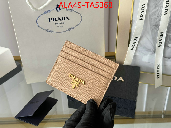 Prada Bags(TOP)-Wallet high quality replica ID: TA5368 $: 49USD,