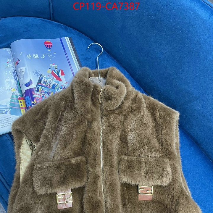 Clothing-Fendi aaaaa class replica ID: CA7387 $: 119USD