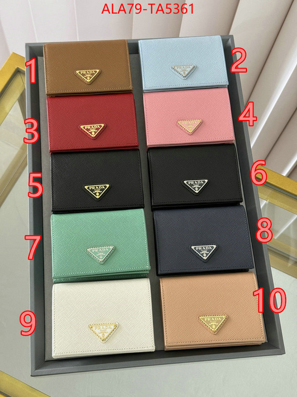 Prada Bags(TOP)-Wallet is it illegal to buy dupe ID: TA5361 $: 79USD,