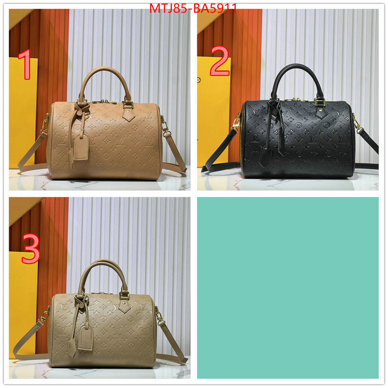 LV Bags(4A)-Speedy- high quality online ID: BA5911 $: 85USD,