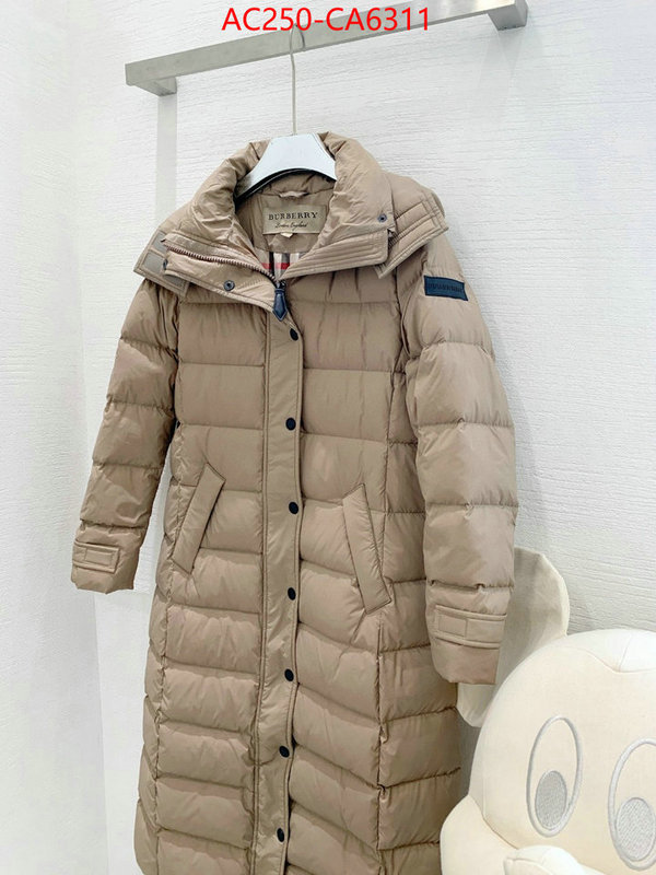 Down jacket Women-Burberry outlet 1:1 replica ID: CA6311 $: 250USD