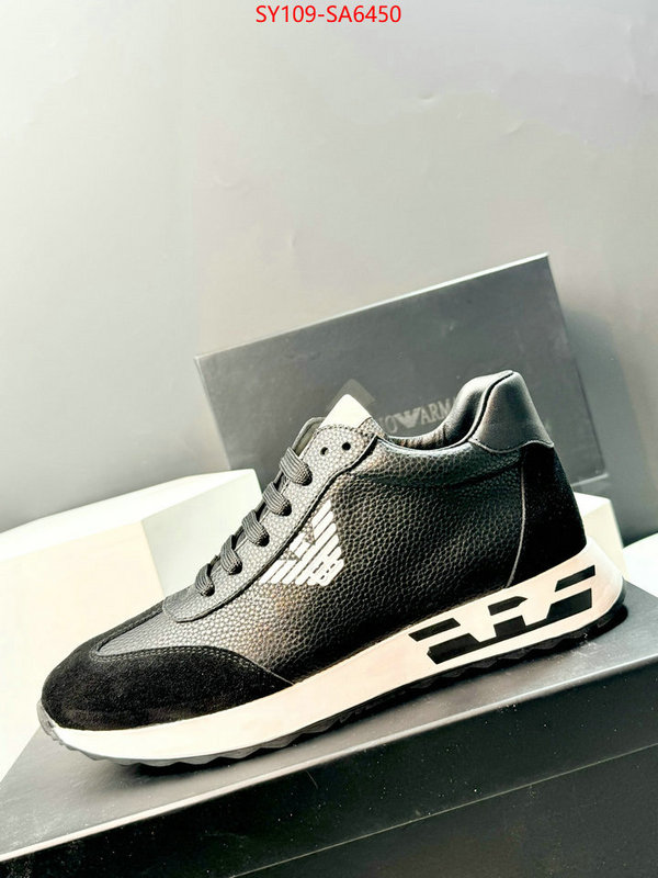 Men shoes-Armani best quality fake ID: SA6450 $: 109USD