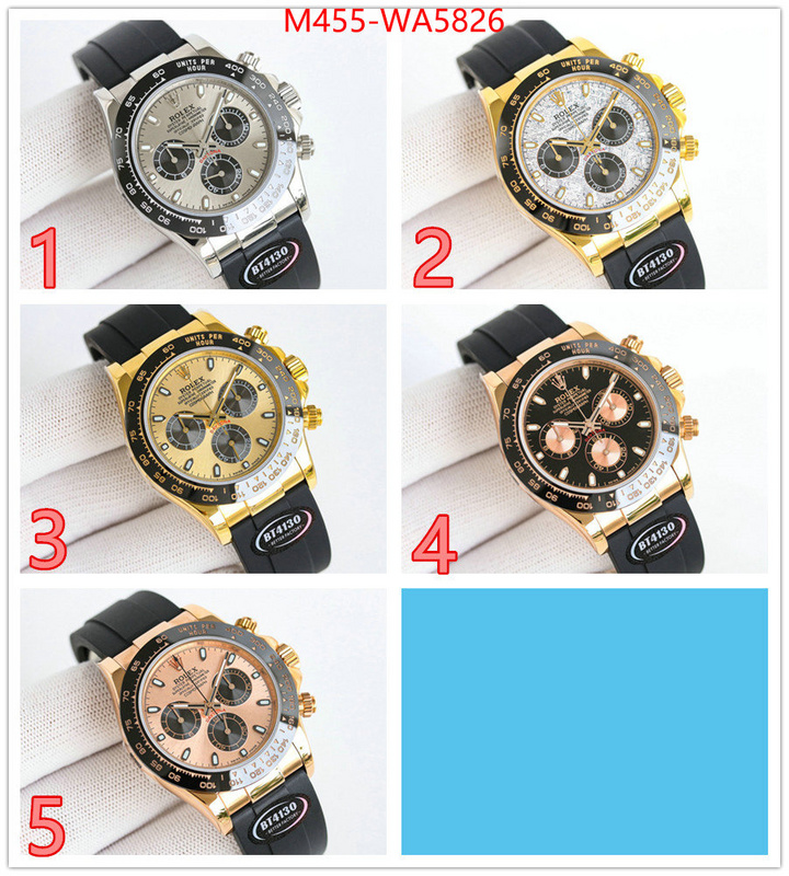 Watch(TOP)-Rolex luxury cheap replica ID: WA5826 $: 455USD