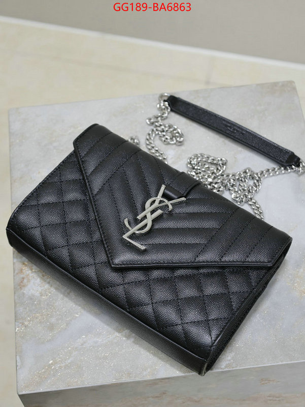 YSL Bags(TOP)-Envelope Series how to find replica shop ID: BA6863 $: 189USD,