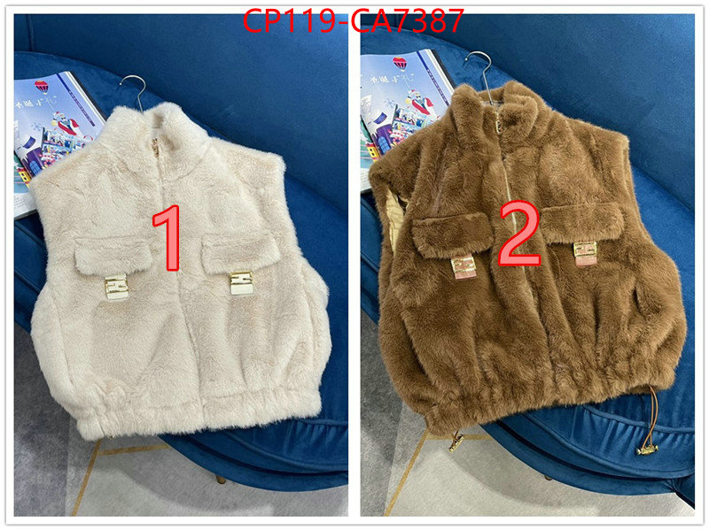 Clothing-Fendi aaaaa class replica ID: CA7387 $: 119USD