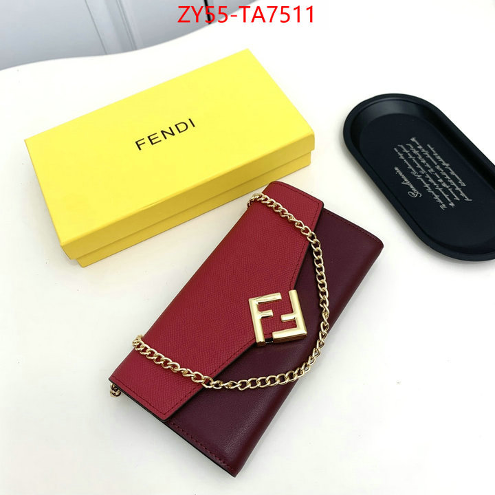 Fendi Bags(4A)-Wallet- the highest quality fake ID: TA7511 $: 55USD,