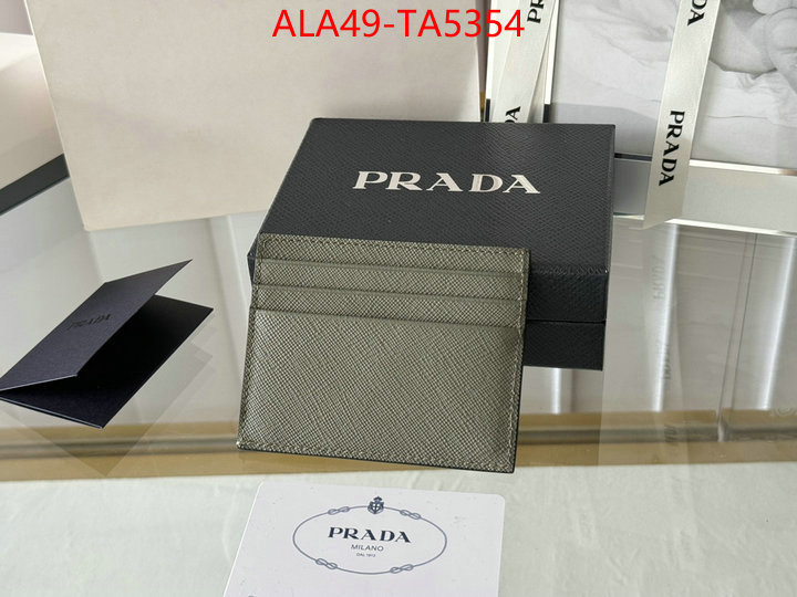 Prada Bags(TOP)-Wallet where to buy the best replica ID: TA5354 $: 49USD,