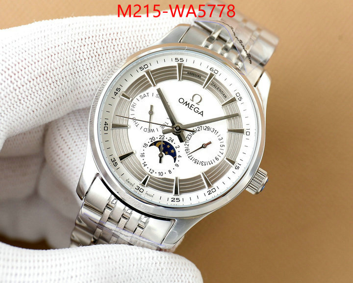 Watch(TOP)-Omega how to buy replcia ID: WA5778 $: 215USD