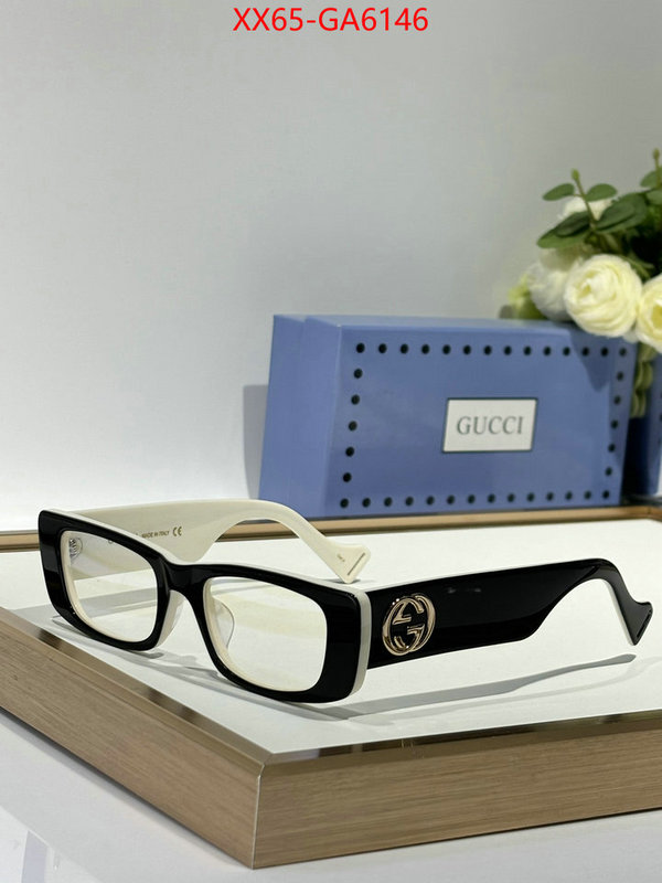 Glasses-Gucci top fake designer ID: GA6146 $: 65USD