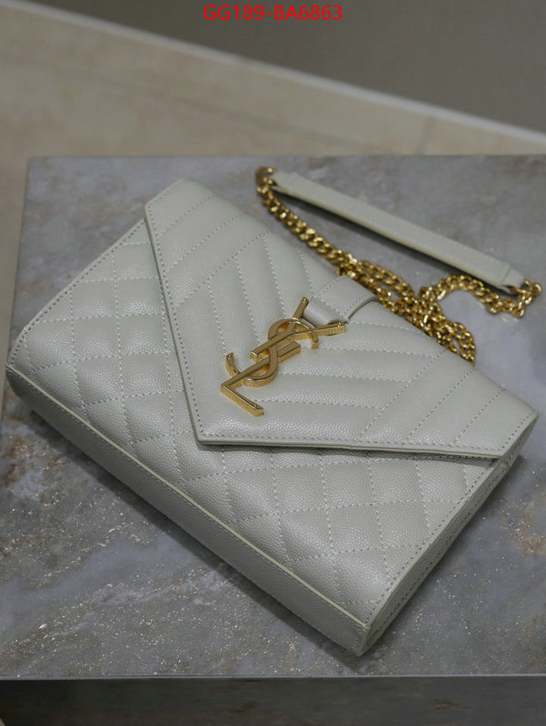 YSL Bags(TOP)-Envelope Series how to find replica shop ID: BA6863 $: 189USD,