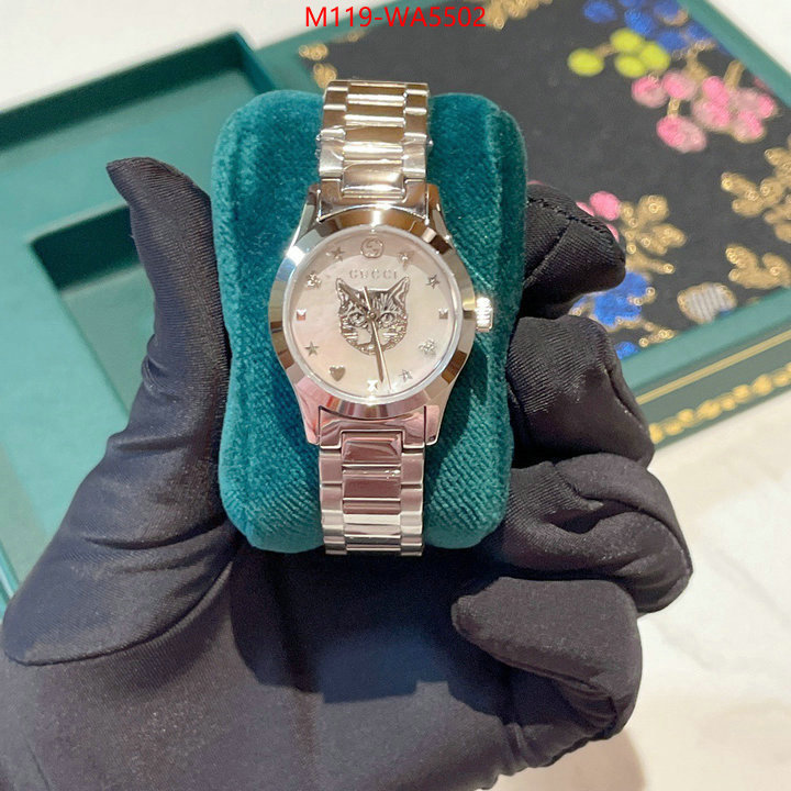 Watch(4A)-Gucci aaaaa quality replica ID: WA5502 $: 119USD